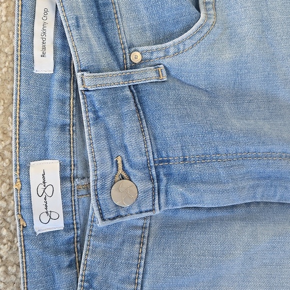 Jessica Simpson Cropped Skinny Jeans, Size 12 - Picture 8 of 12